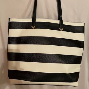 Stella & Dot Striped Tote Bag